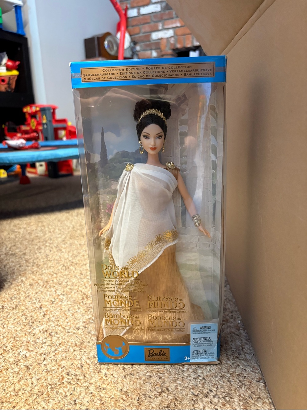 Barbie Dolls of the World Gold and White Collectible Fashion Doll